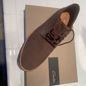 Clarks suede shoes